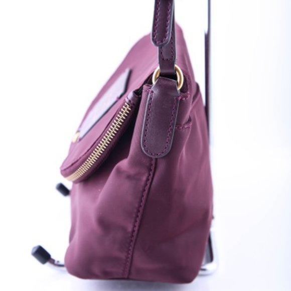 Marc by Marc Jacobs Preppy Legend Natasha Mini Purple Burgundy Nylon Cross Body - Picture 4 of 7